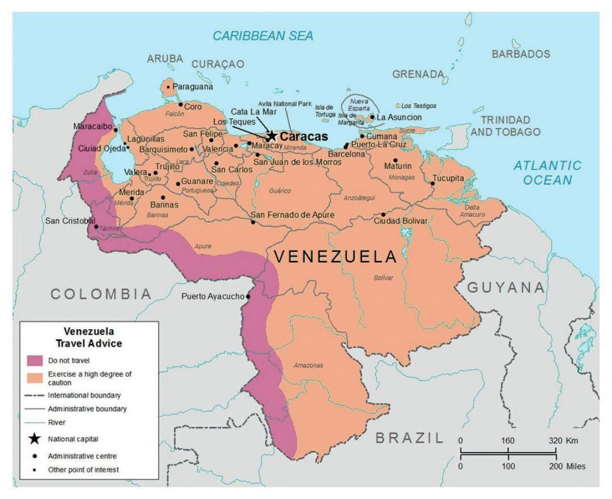 haritada venezuela 