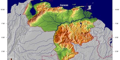 Venezuela fiziki haritası göster 