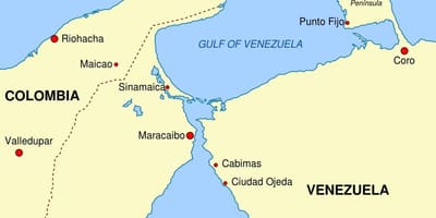 Venezuela haritası Körfez 